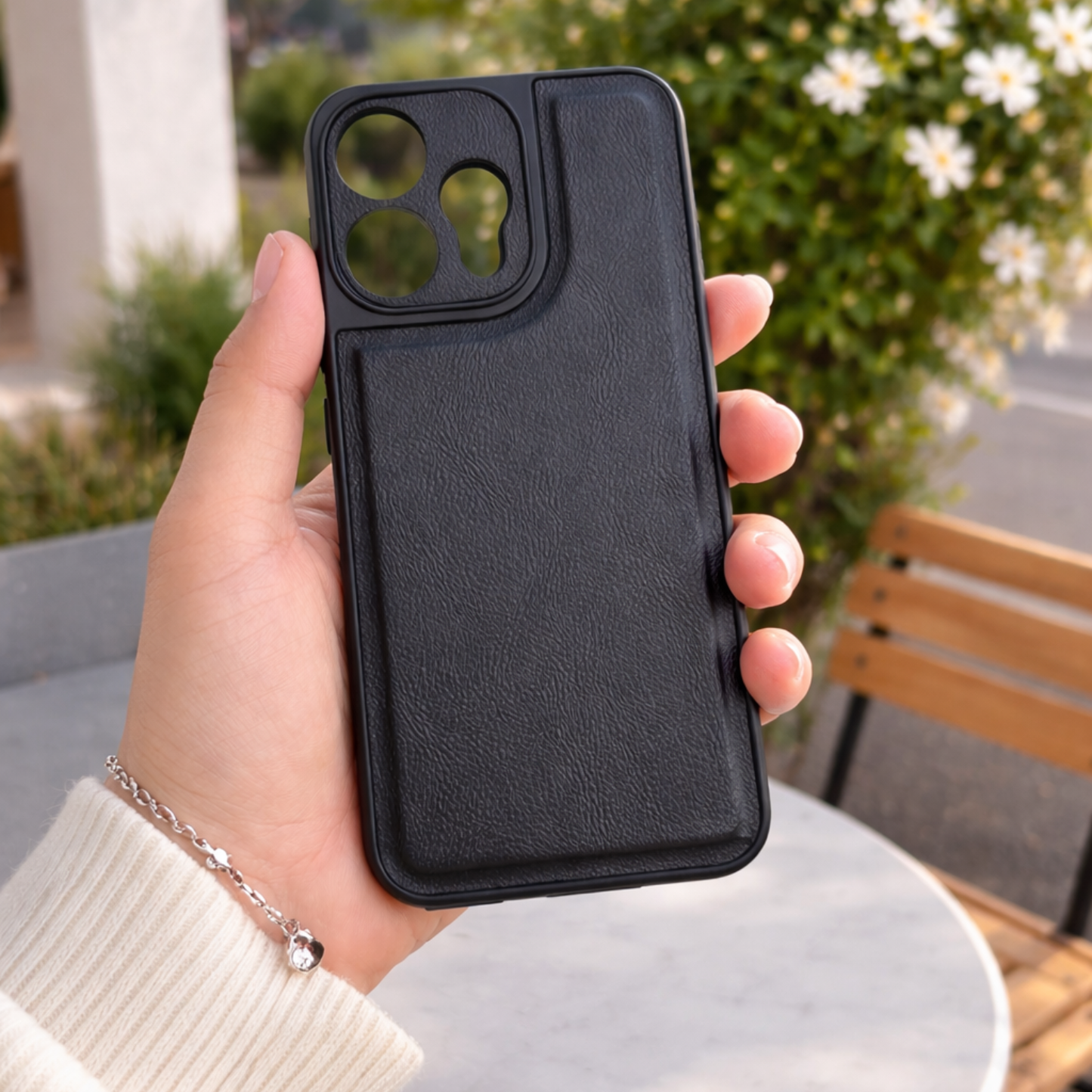 Oppo Reno 15 Leather Protective Case