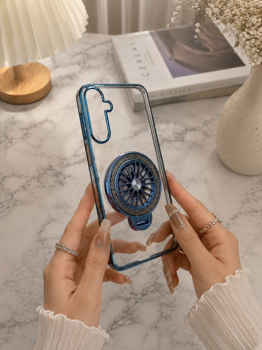Samsung Galaxy A16 Crystal Clear Case With Wheel