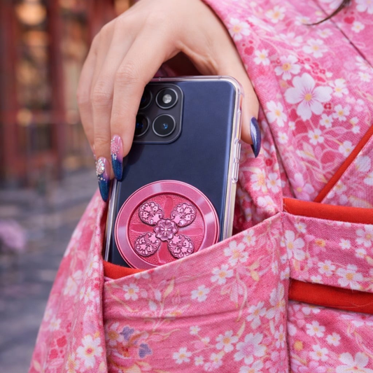 Motorola Edge 70 Clear Case with Spinner Wheel