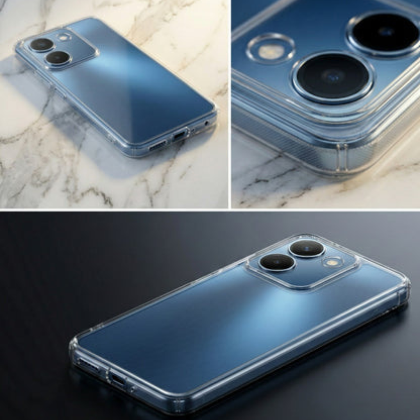 Vivo Y200 Pro 5G Transparent Clear Case