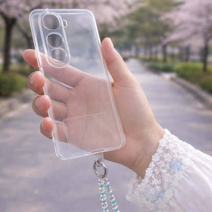 Vivo Y400 Pro Transparent Case With Charm