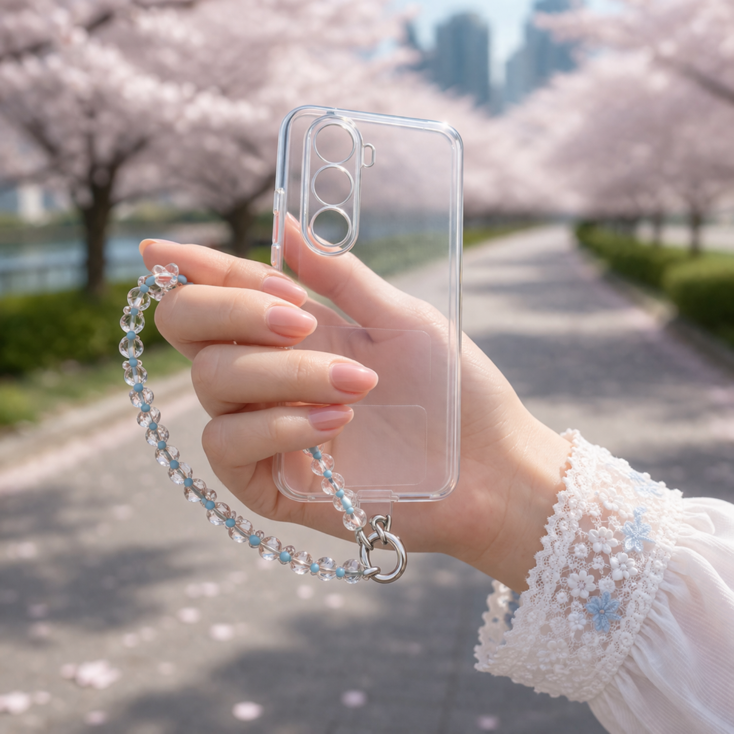 Vivo Y400 Pro Transparent Case With Charm