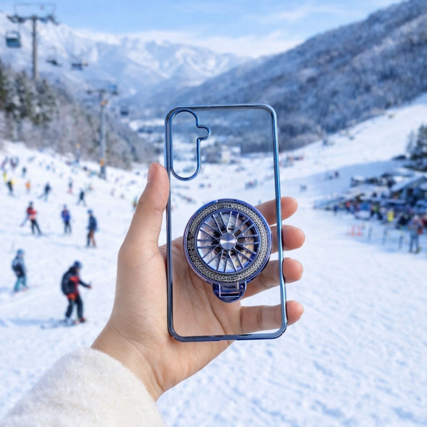 Samsung Galaxy A16 Crystal Clear Case With Wheel