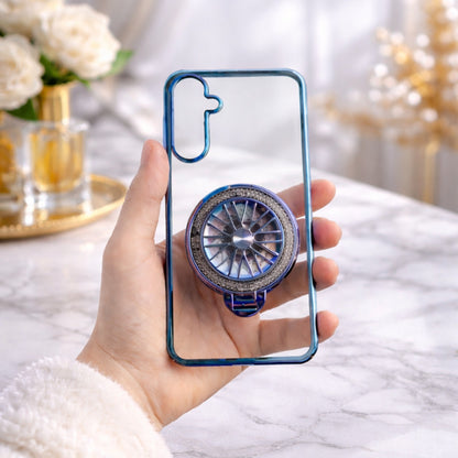 Samsung Galaxy A16 Crystal Clear Case With Wheel