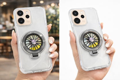 Oppo Reno 15 Pro 5G Clear Transparent Case with Wheel