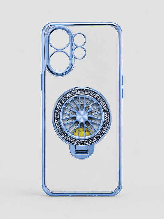 Vivo V60 Crystal Clear Wheel Case