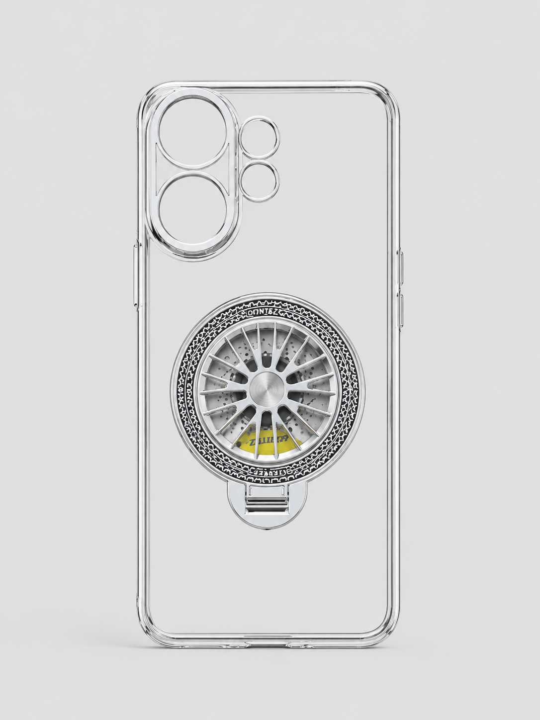 Vivo V60 Crystal Clear Wheel Case
