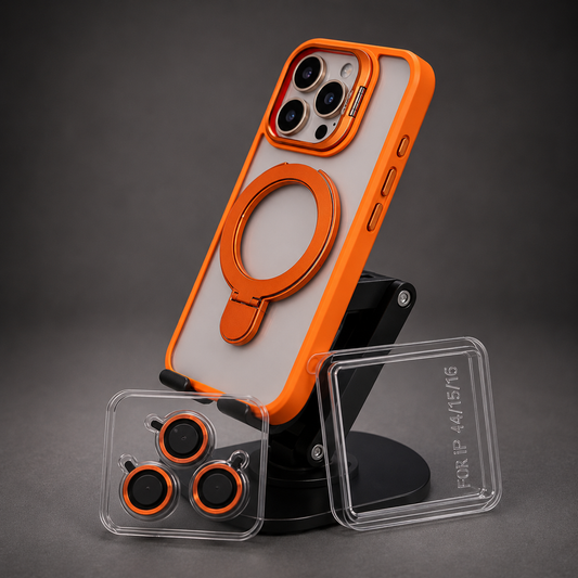 iPhone 16 Pro Ring Stand Protective Case