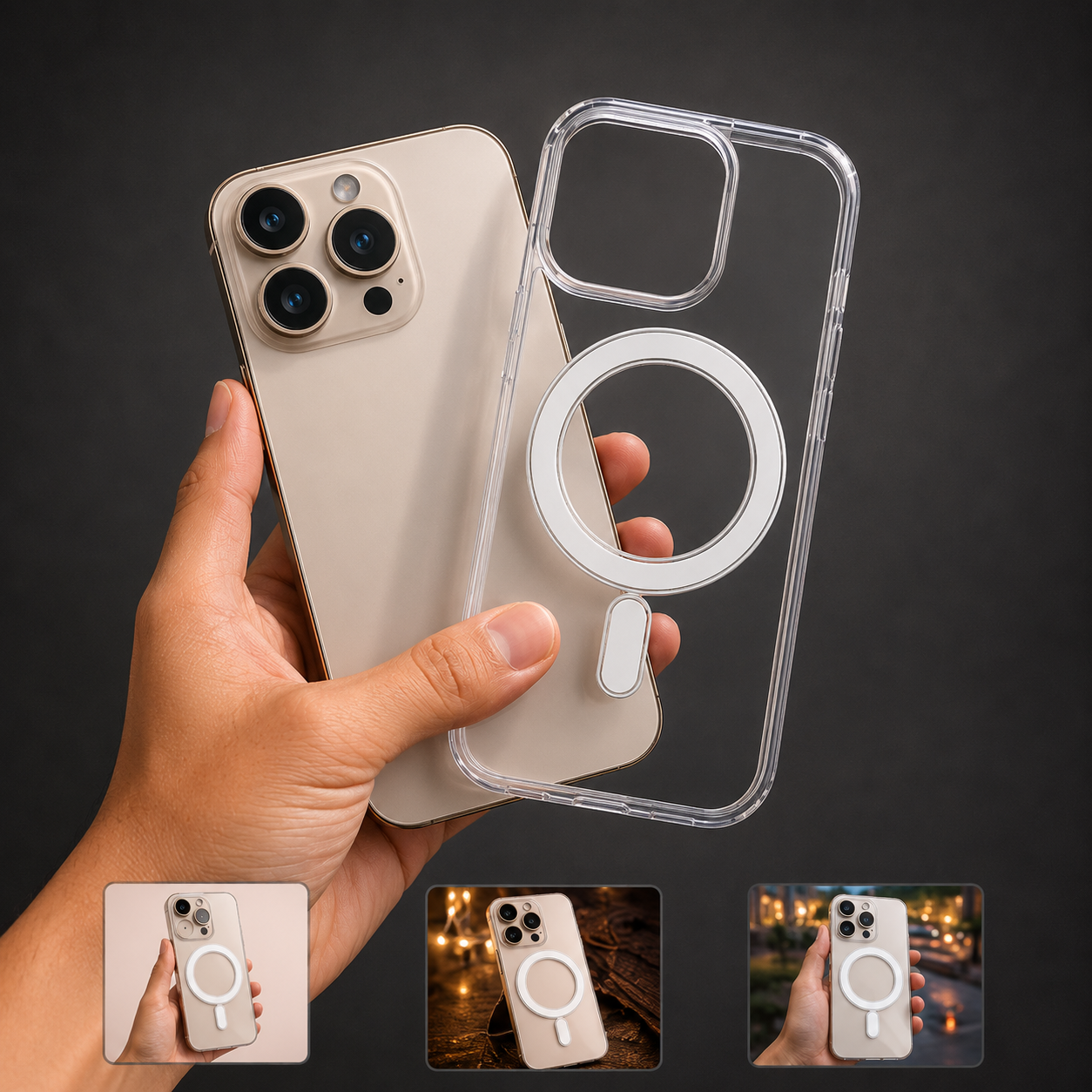 iPhone 16 Pro Anti Yellow Clear Case