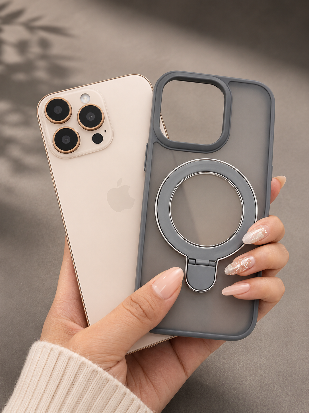 iPhone 16 Pro MagSafe Ring Stand Case