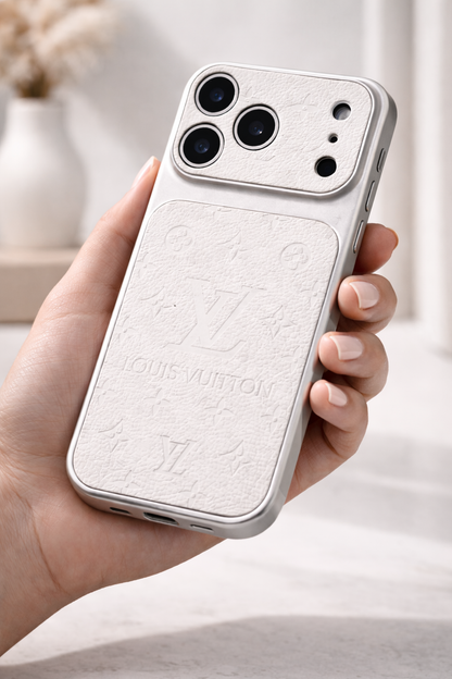 iPhone 17 Pro LV Premium Leather Case