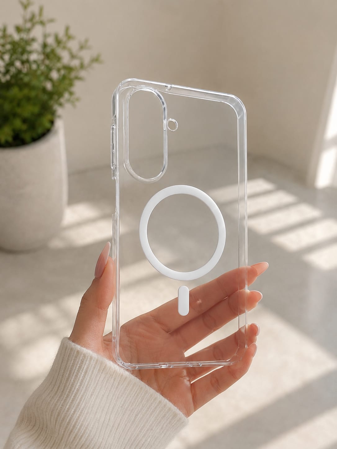 Samsung Galaxy A17 Clear Hybrid Protective Case