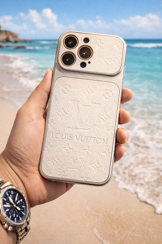 iPhone 16 Pro LV luxury Leather Case
