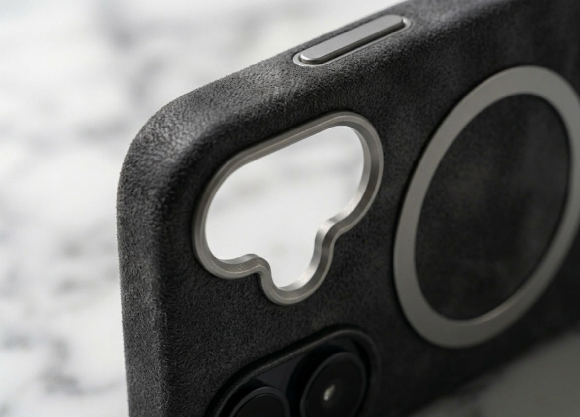 iPhone 16 Matte Leather MagSafe Case