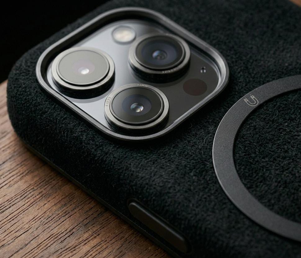 iPhone 15 Pro Matte Leather MagSafe Case