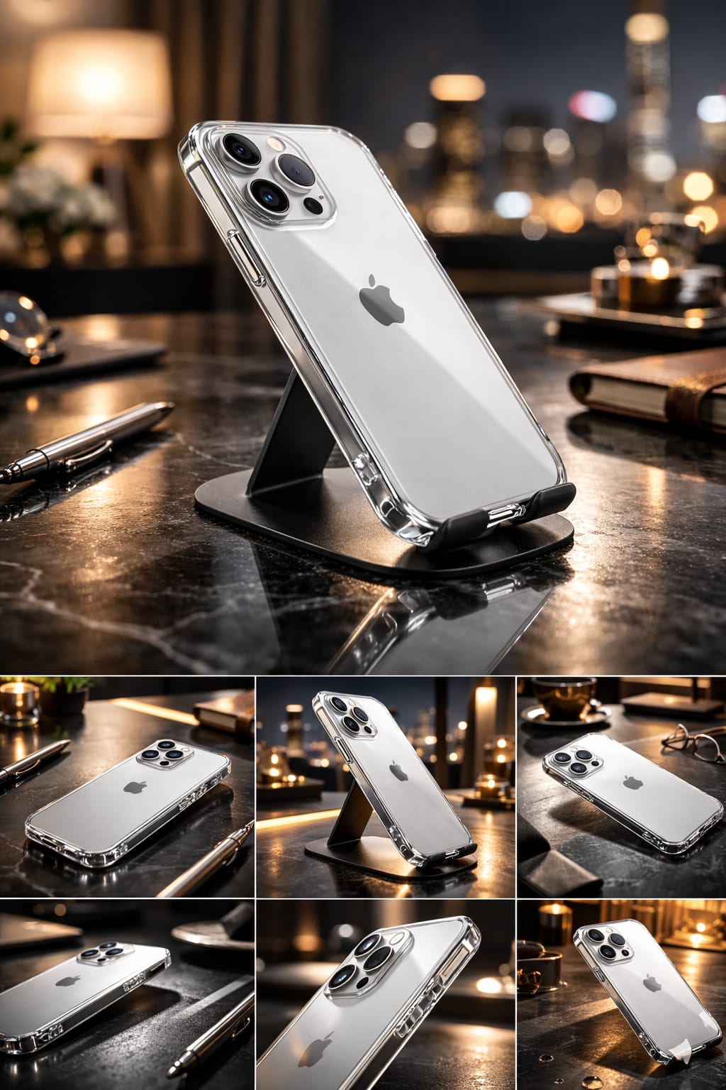 iPhone 15 Pro Transparent Protective Case