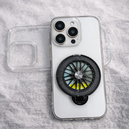 iPhone 16 Pro Clear Case with Rotating Wheel