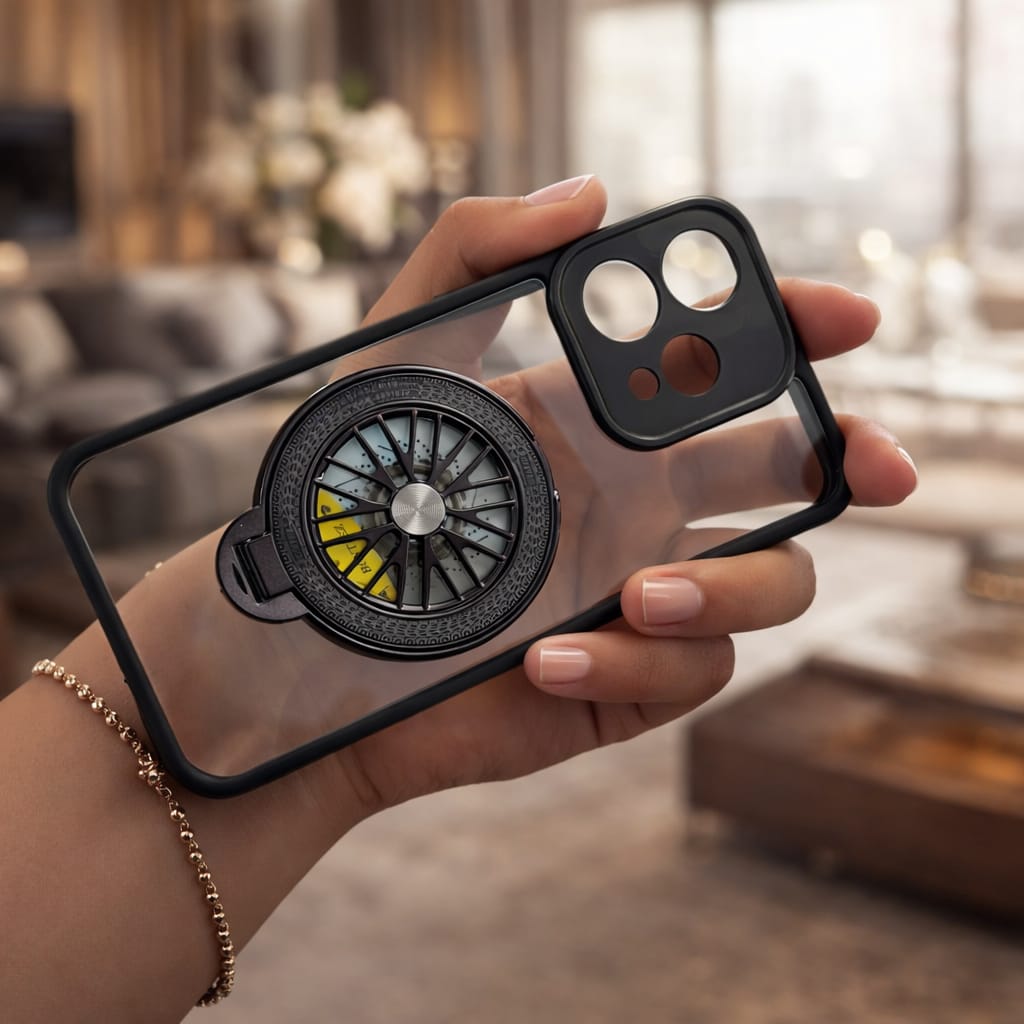Oppo Reno 15 5G Premium Case With Rotating Wheel
