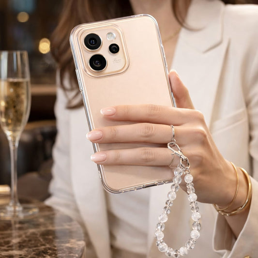 Oppo Reno 15 Pro 5G Clear Transparent Protective Case with Charm
