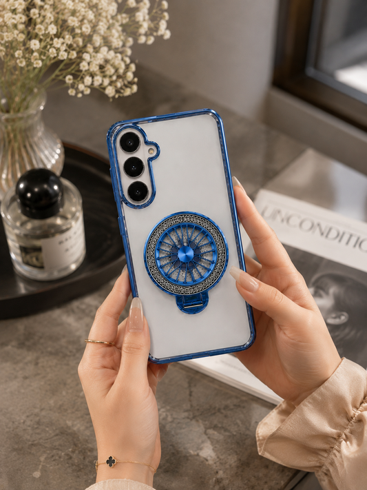 Samsung Galaxy A16 Crystal Clear Case With Wheel