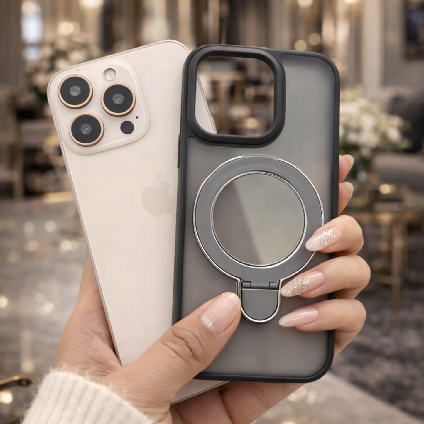 iPhone 16 Pro MagSafe Ring Stand Case