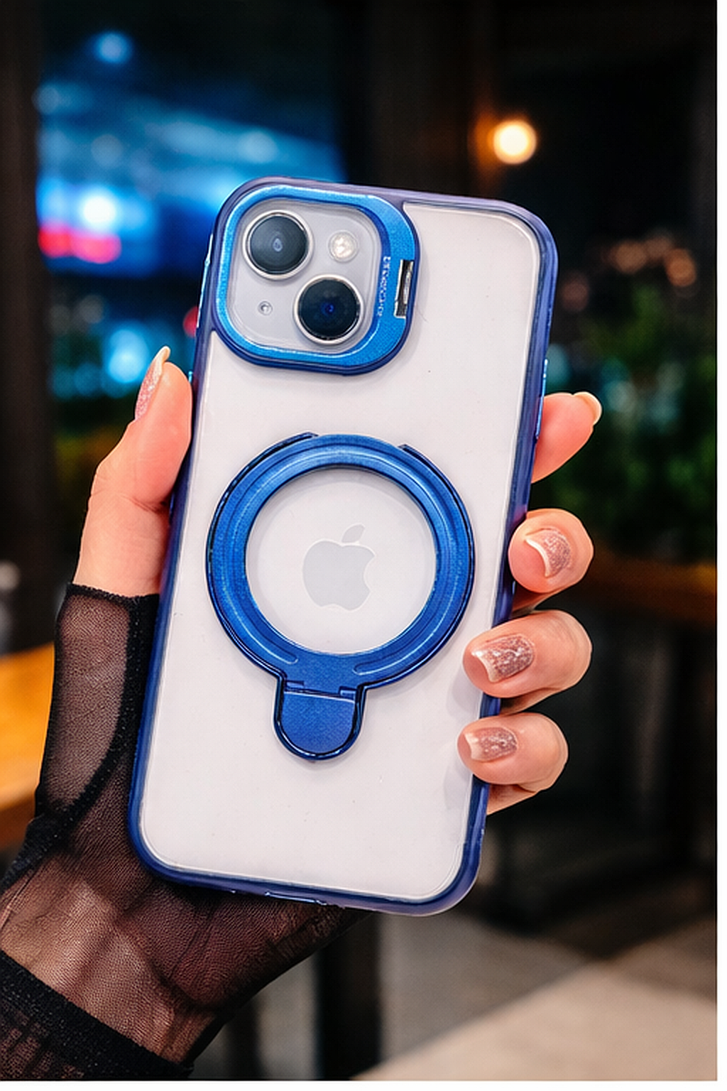 iPhone 15 Ring Grip Stand Protective Case