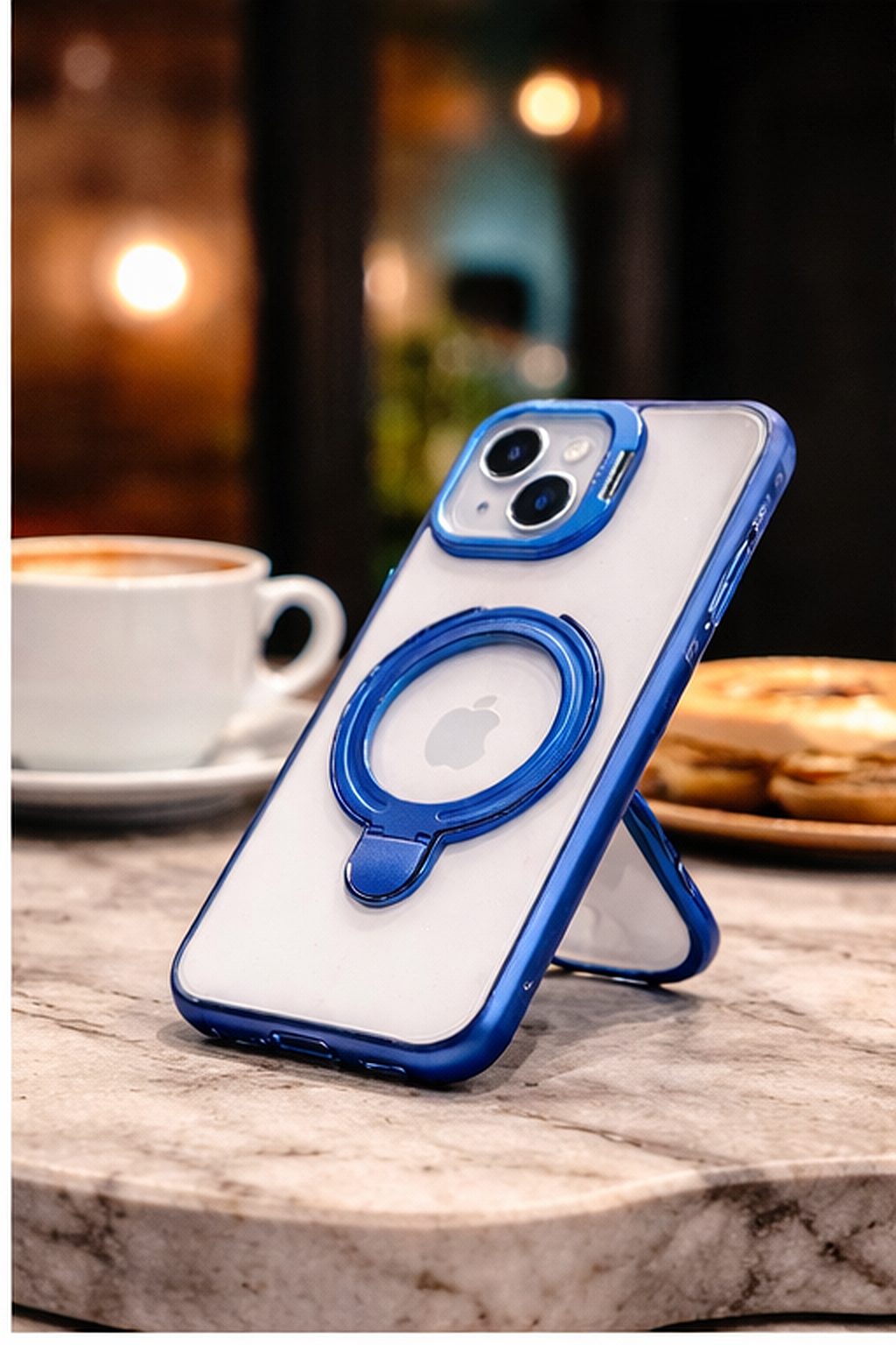 iPhone 15 Ring Grip Stand Protective Case
