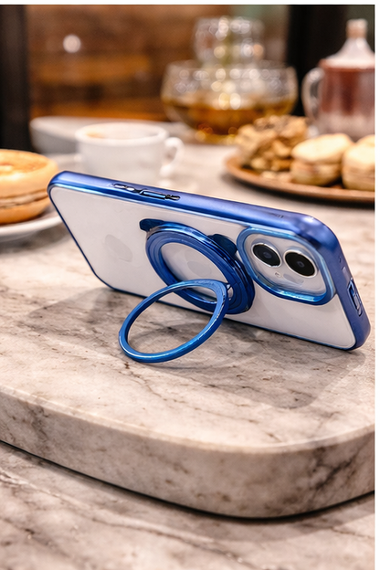 iPhone 15 Ring Grip Stand Protective Case